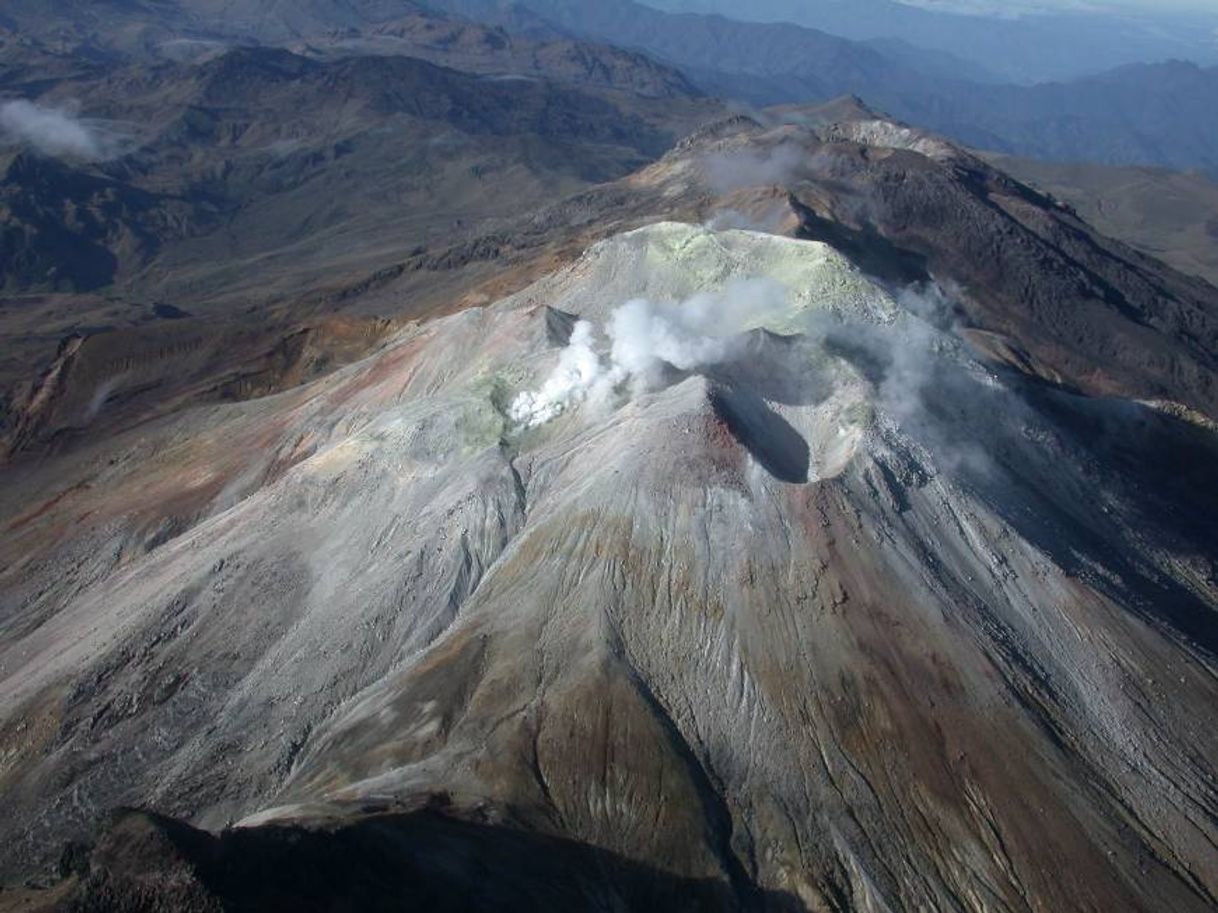 Lugar Volcán Cumbal