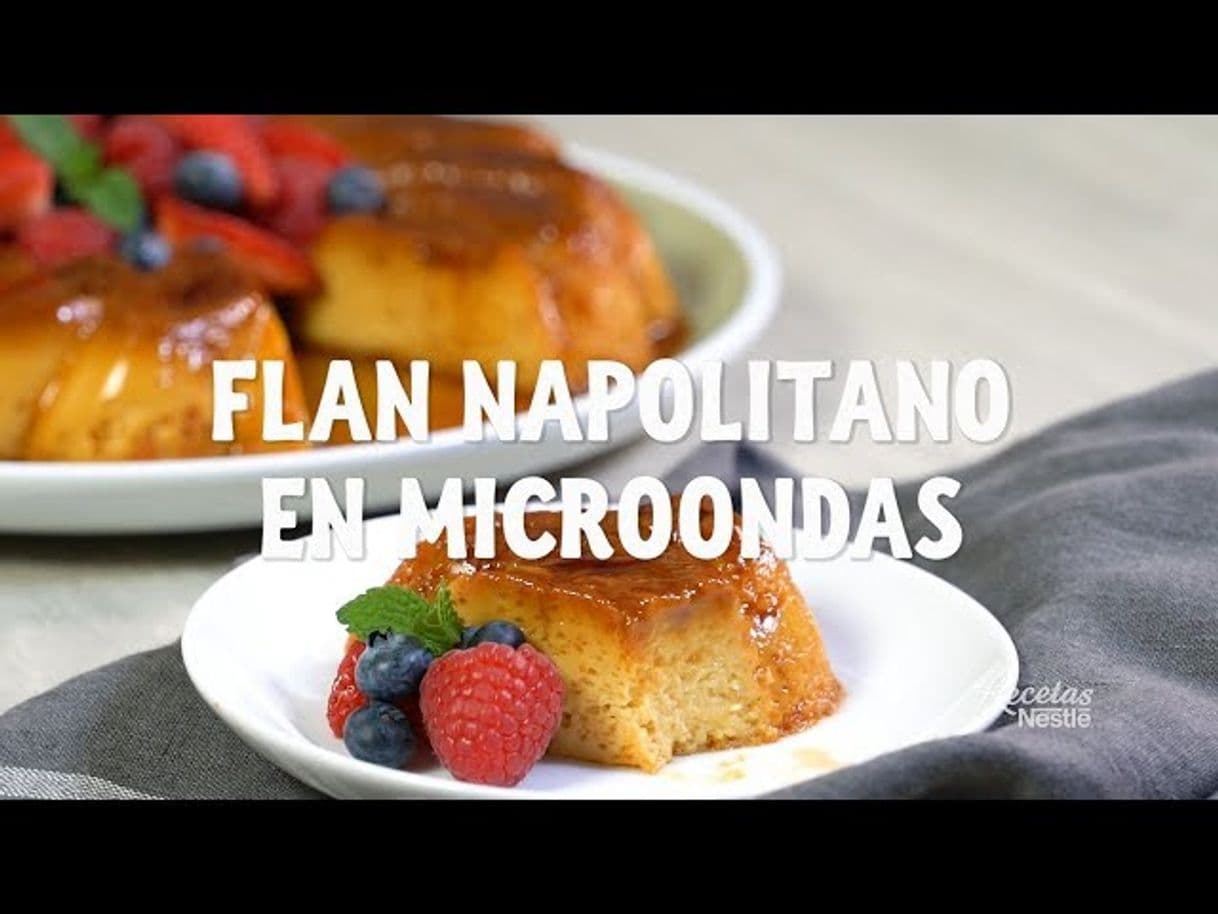 Fashion Flan napolitano en microondas| Recetas Nestlé