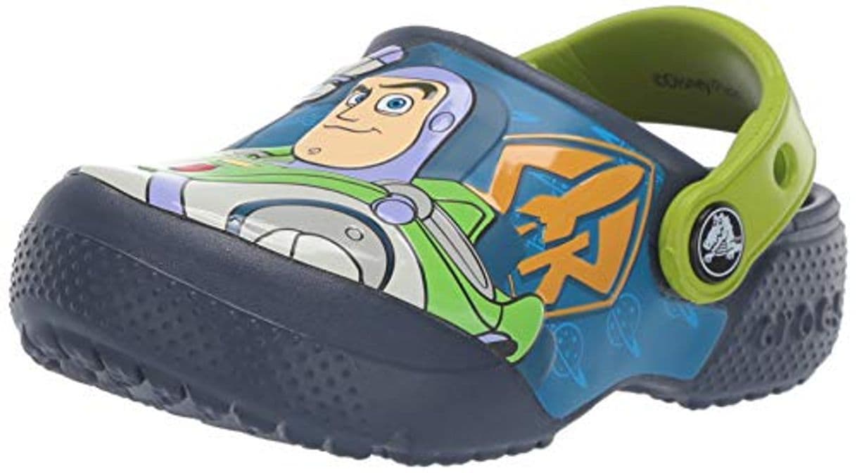 Moda Crocs CrocsFL Buzz Woody Clog K, Zuecos Unisex niño, Azul