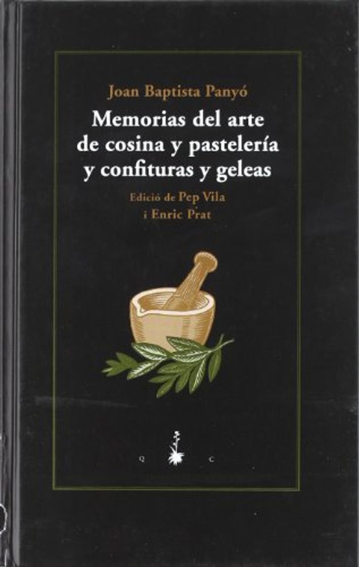 Book Memorias del arte de cosina y pastelería y confituras y geleas