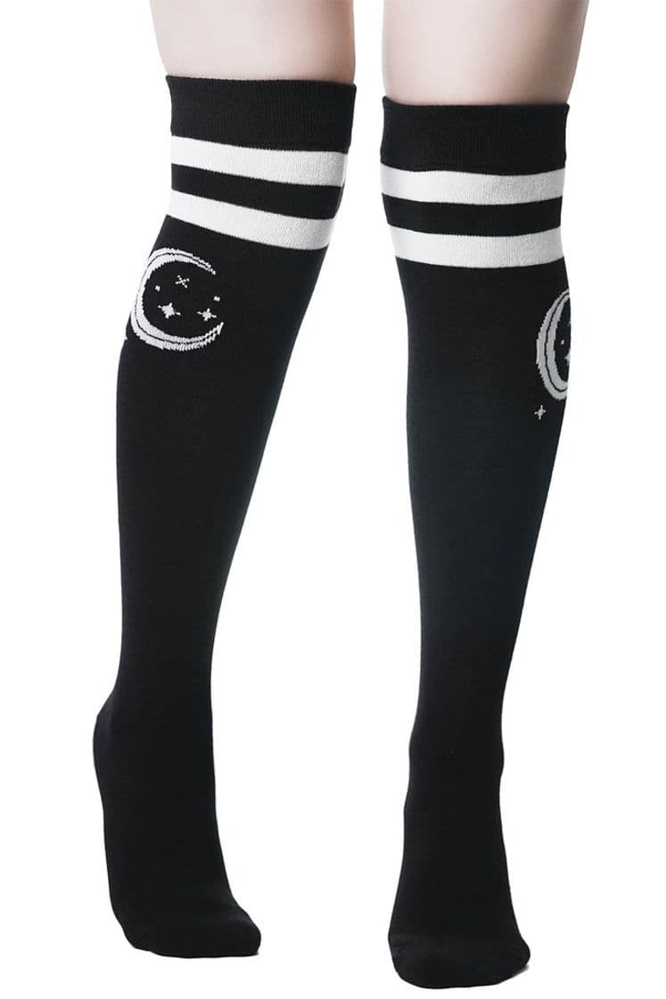 Fashion Moonbeam Long Socks - Shop Now - www.KILLSTAR.com