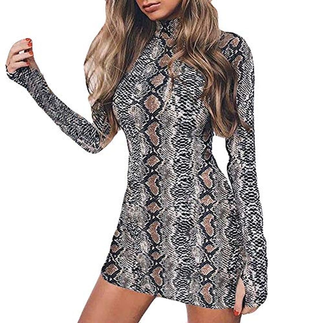 Fashion ZODOF Vestido Mujer Elegante Largo Sexy Verano Moda Mujer Ropa Escote