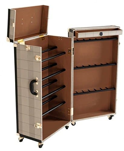 Home Casa Padrino Luxury Shoe Cabinet in Vintage Suitcase Design