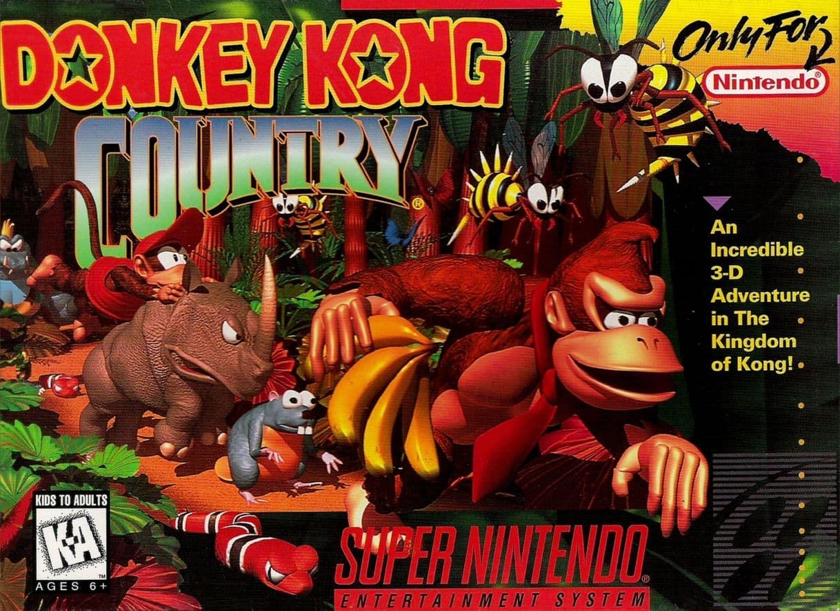 Fashion Donkey Kong Country Super Nintendo(SNES) 