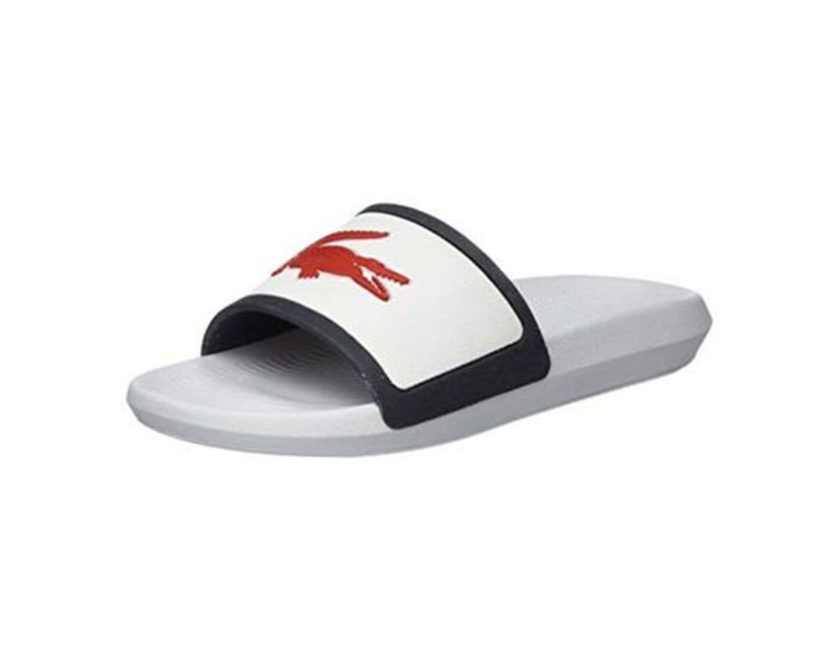 Fashion Lacoste Croco Slide Tri 3 CFA, Zapatillas para Mujer, Blanco