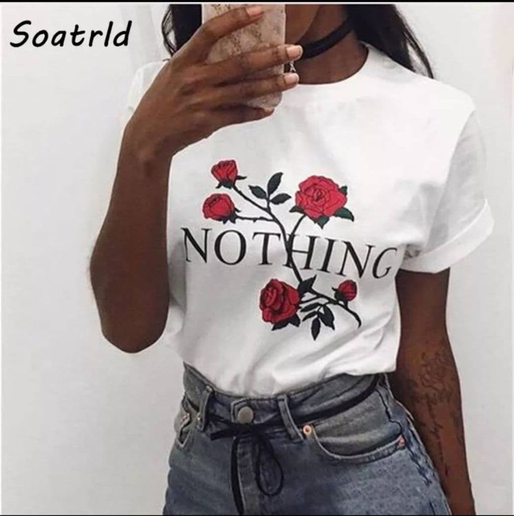 Moda Camiseta nothing