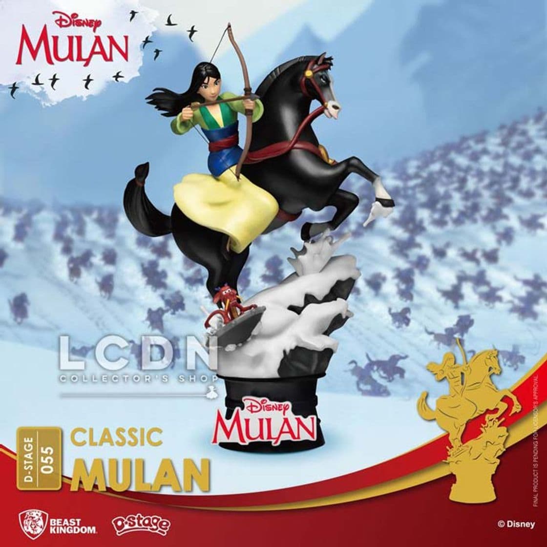 Fashion Diorama Mulan 18 cm. Beast Kingdom Toys. Disney. D-Stage ...