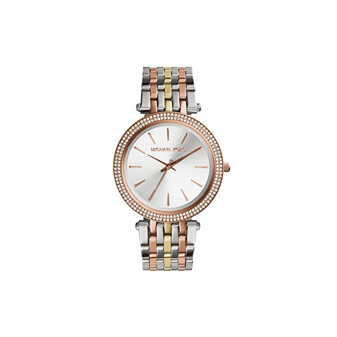 Fashion Michael Kors Reloj Analogico para Mujer de Cuarzo con Correa en Acero Inoxidable MK3203