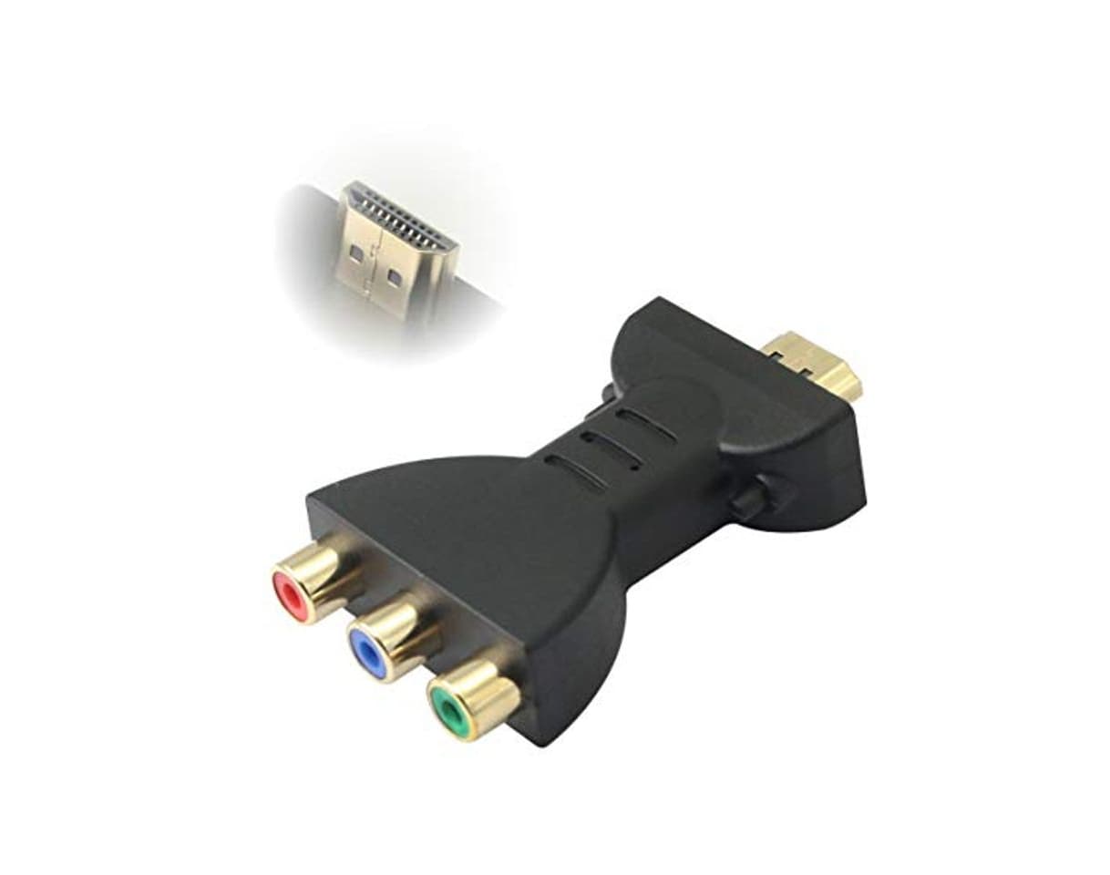 Producto Adaptador de Video AV CERRXIAN HDMI-3RCA Rojo Azul Verde AV