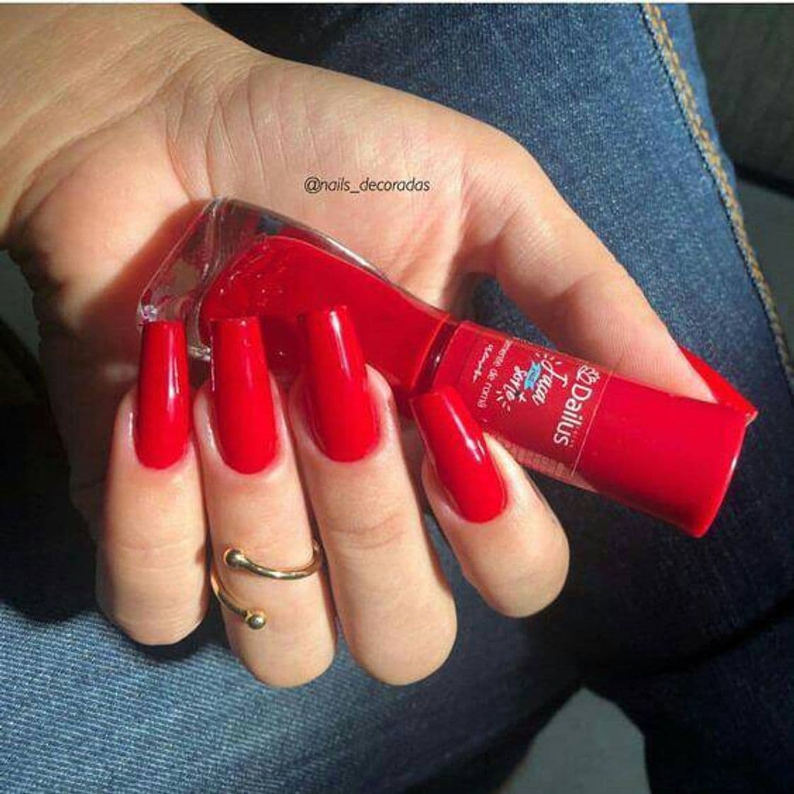 Moda Unhas vermelhas ❤💅