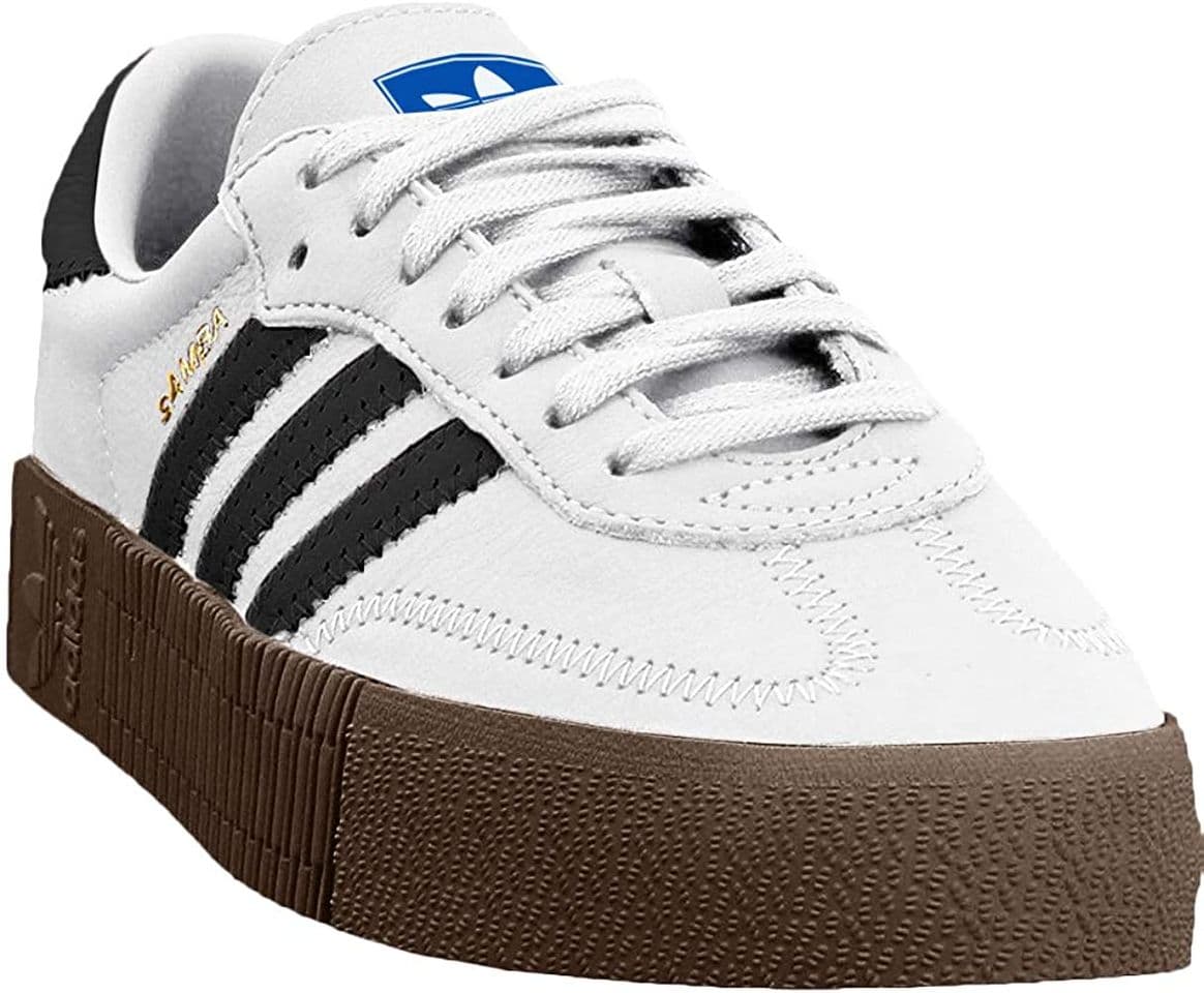 Fashion Adidas Sambarose, Zapatillas Clasicas para Mujer, Blanco