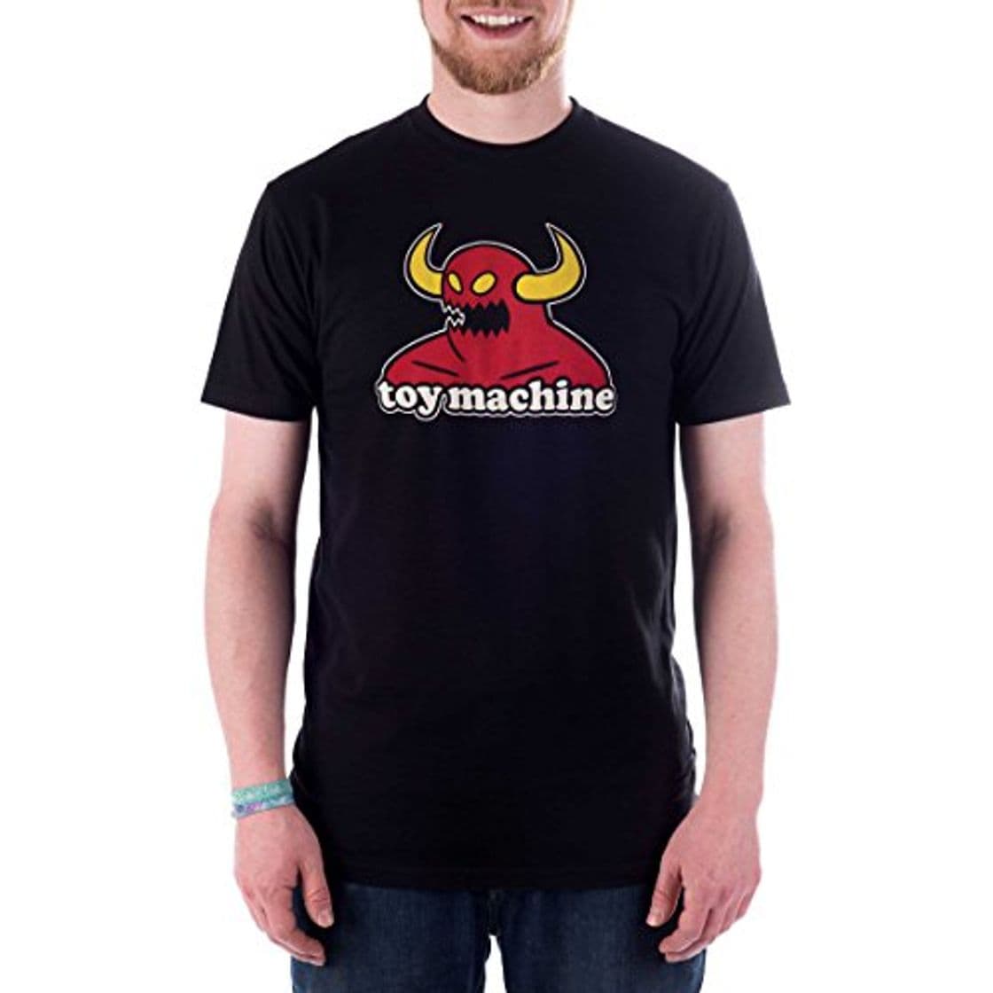 Fashion Toy Machine Monster Tee Black