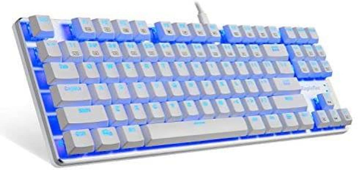 Moda Teclado gamer mecánico tankeyless rgb