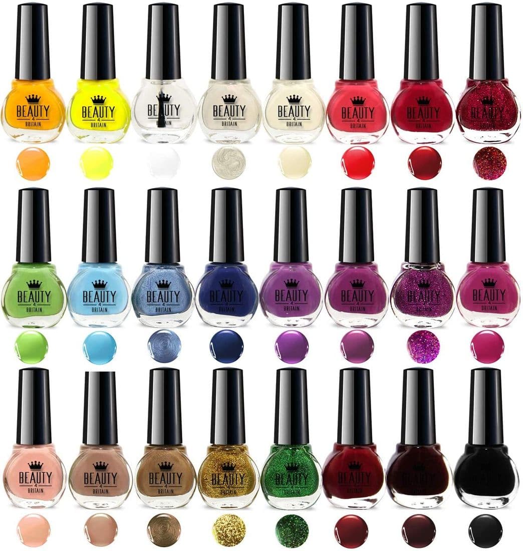 Belleza Set de 24 Esmalte de Uñas de Lujo 24 Colores Diferentes Brocado