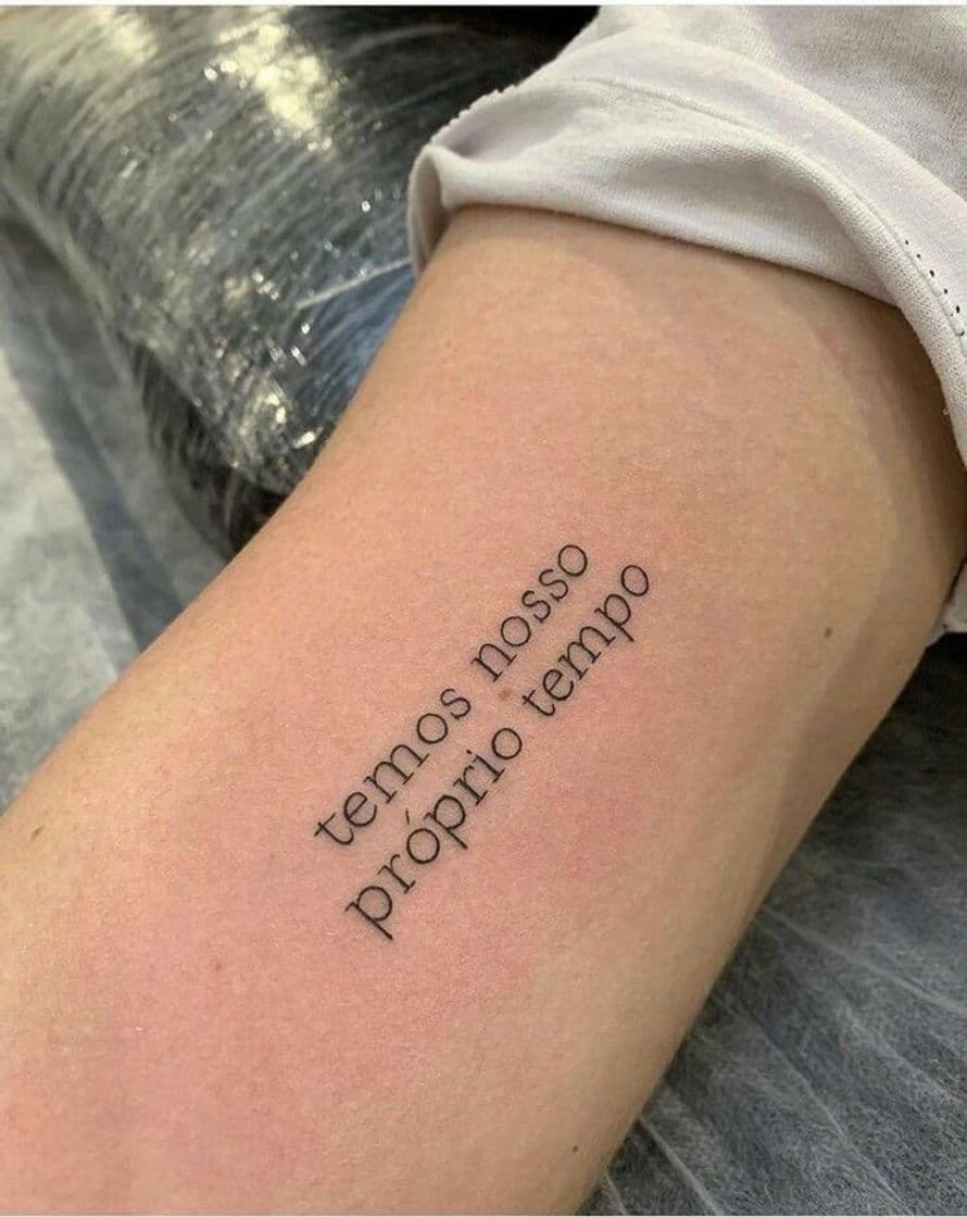 Moda Tatuagem Frase 