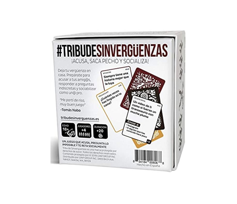 Producto Juego tribu de sinvergüenzas