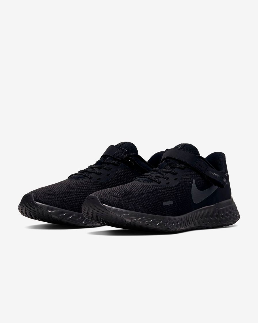 Moda Nike Revolution 5, Zapatillas de Atletismo para Hombre, Negro/Antracita