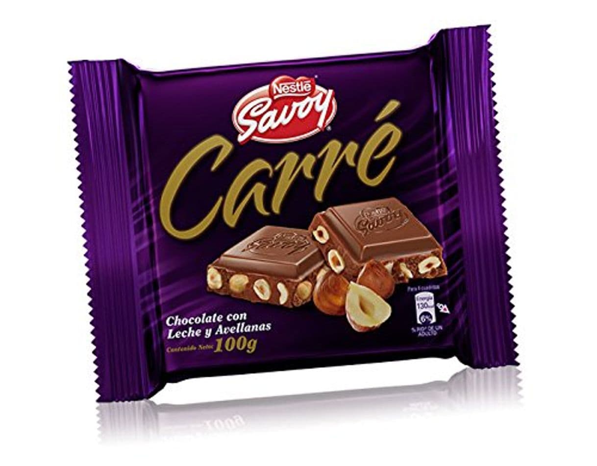 Product Nestle Savoy Carre Milk Chocolate with Hazelnut 100g