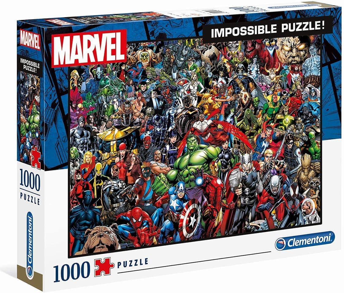 Product Clementoni Puzzle Impossible Marvel 1000 pzas, Multicolor