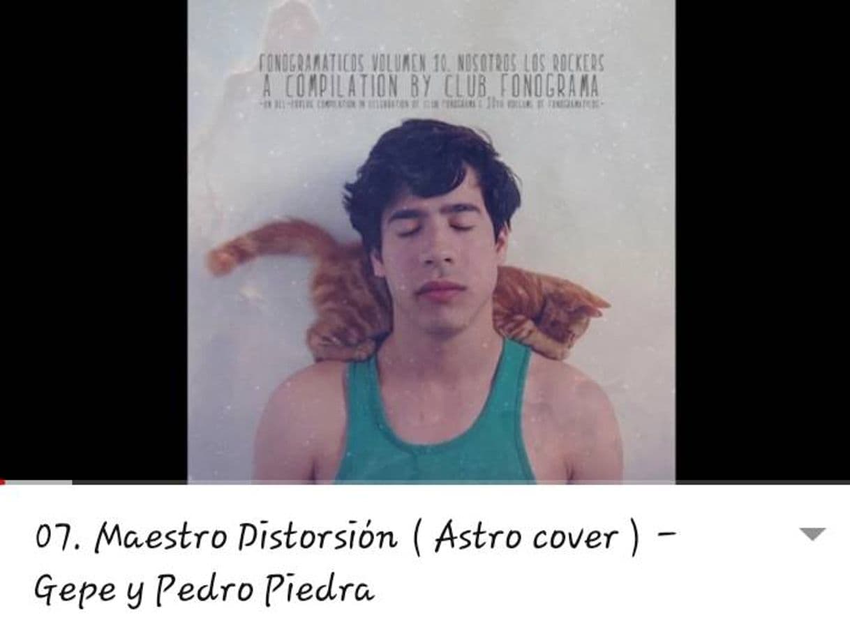 Canción Maestro Distorsión - Gepe y Pedro Piedra - YouTube