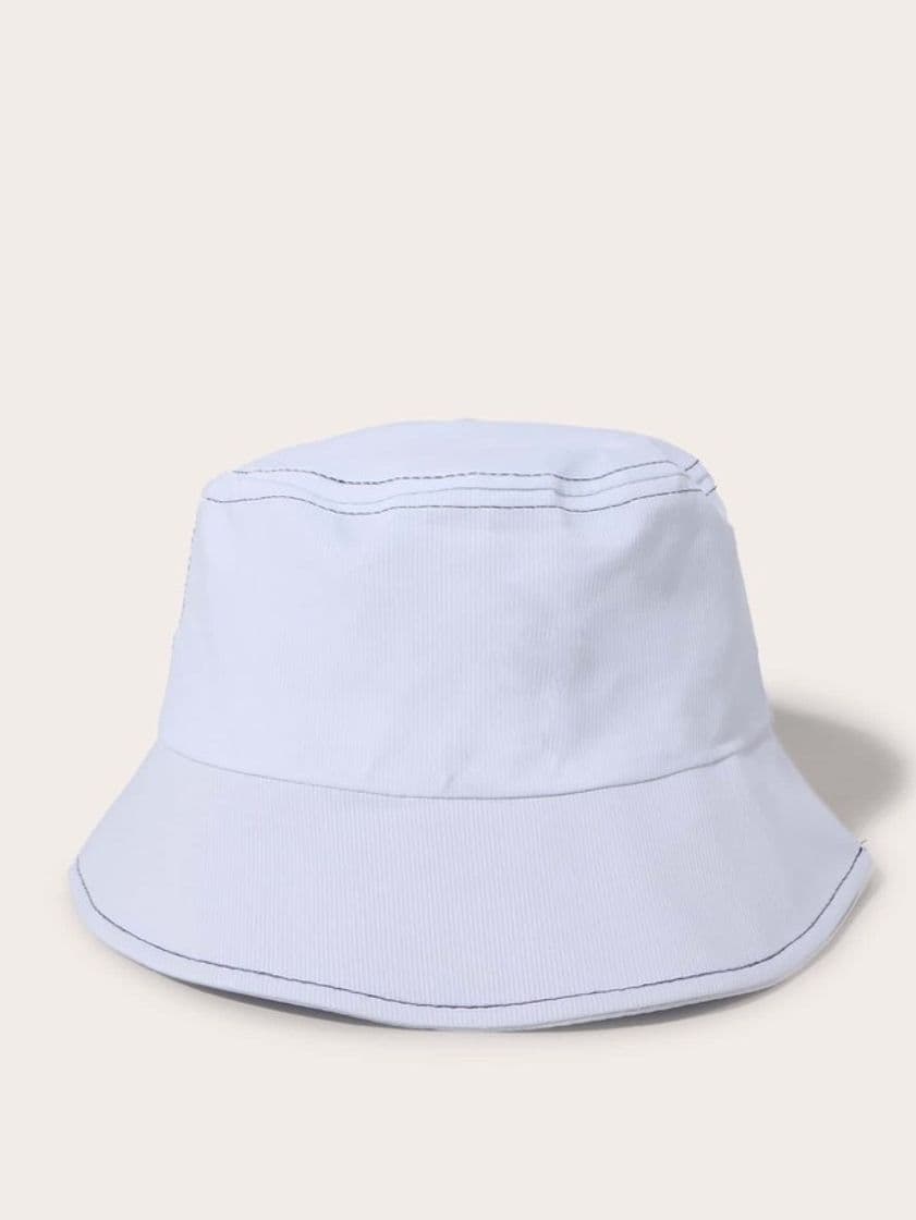 Moda Sombrero cubo blanco