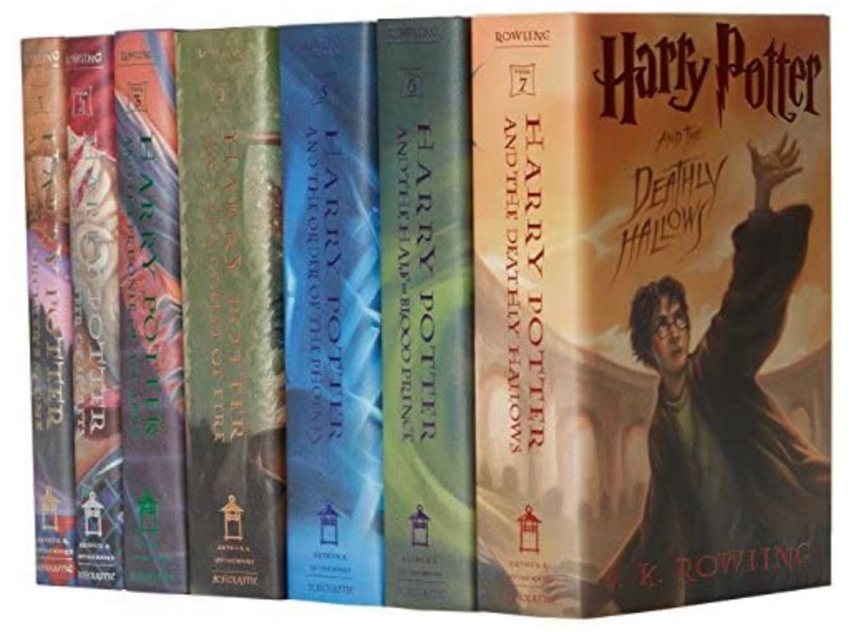 Moda Bundle de Libros de Harry Potter pasta dura 