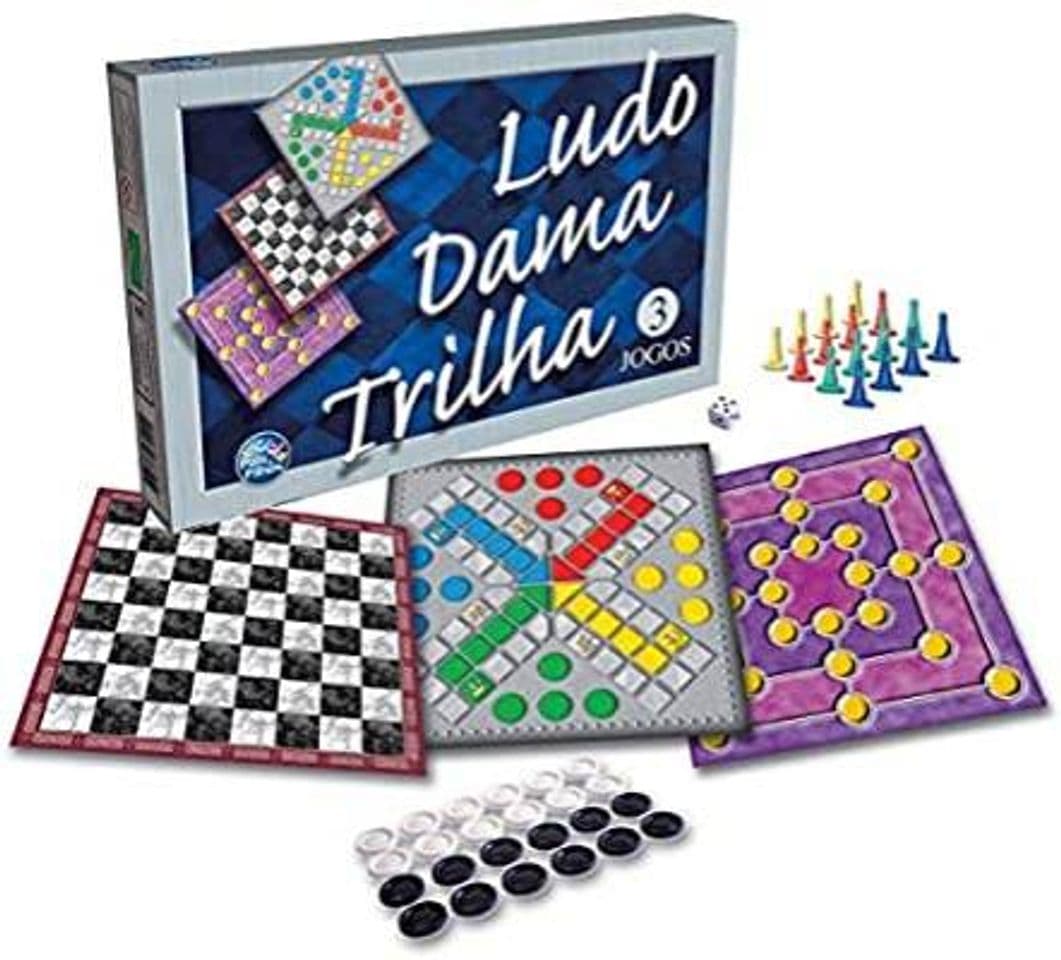 Fashion 3 jogos de tabuleiro em 1.