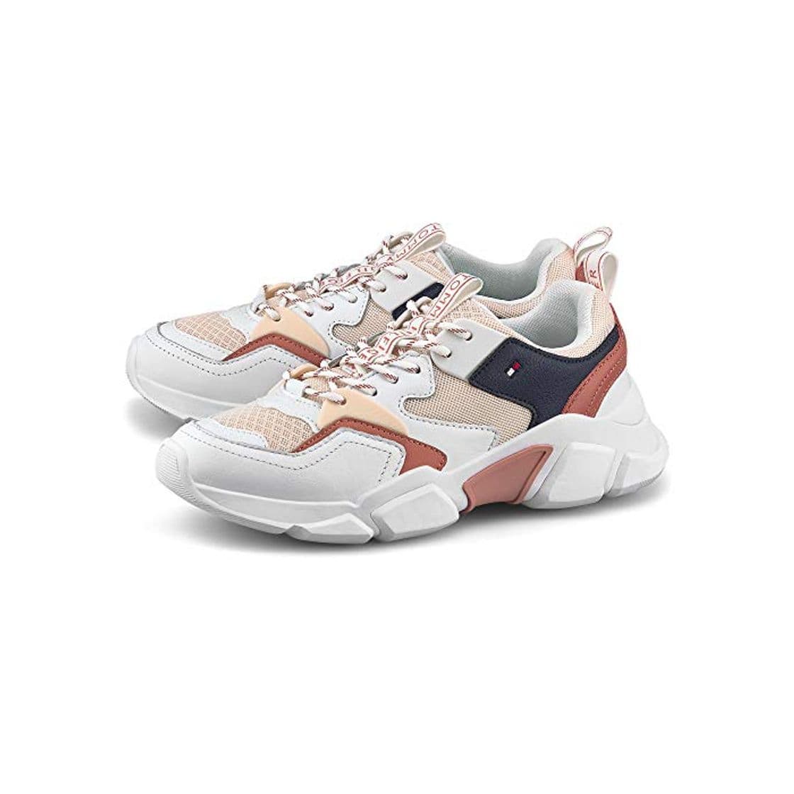 Product Tommy Hilfiger Calzado Deportivo Mujer Chunky Lifestyle Sneaker para Mujer Blanco 40