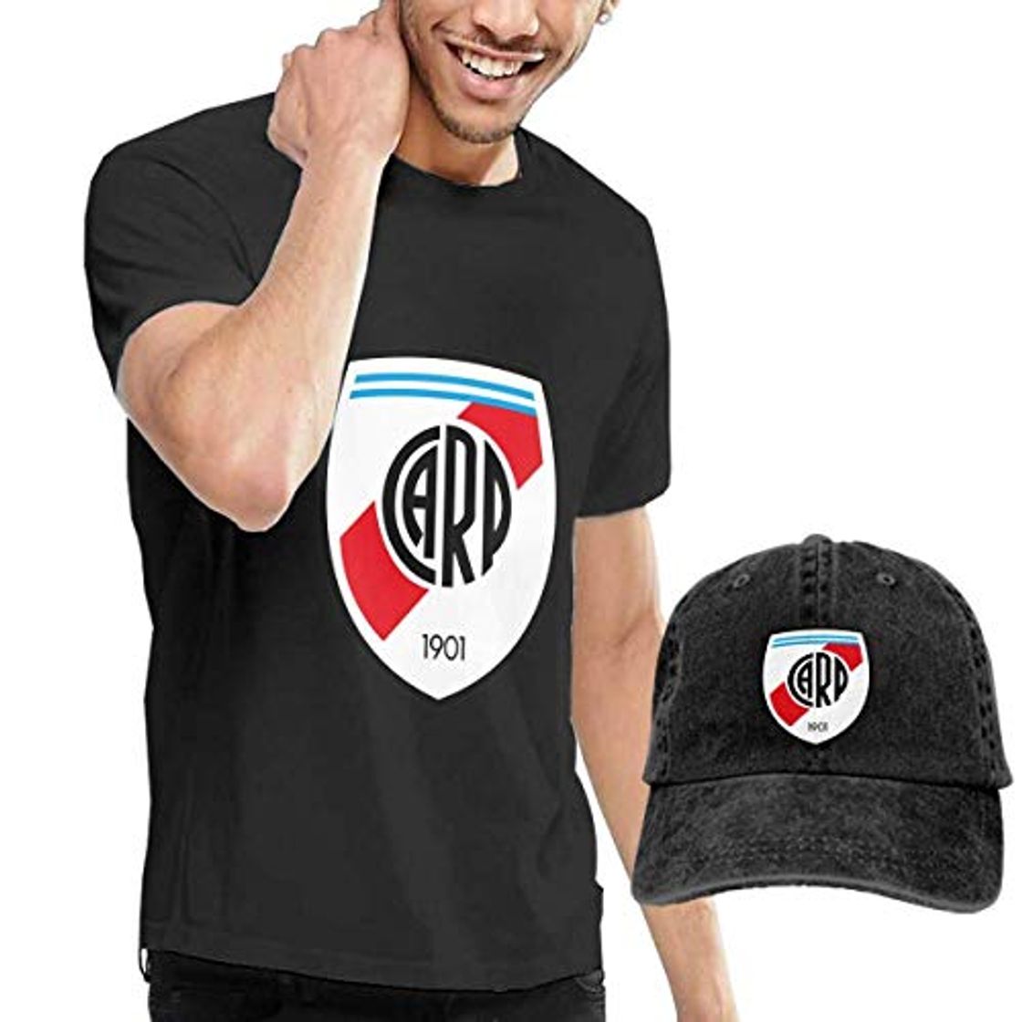 Producto Baostic Camisetas y Tops Hombre Polos y Camisas, River Plate FC T-Shirts