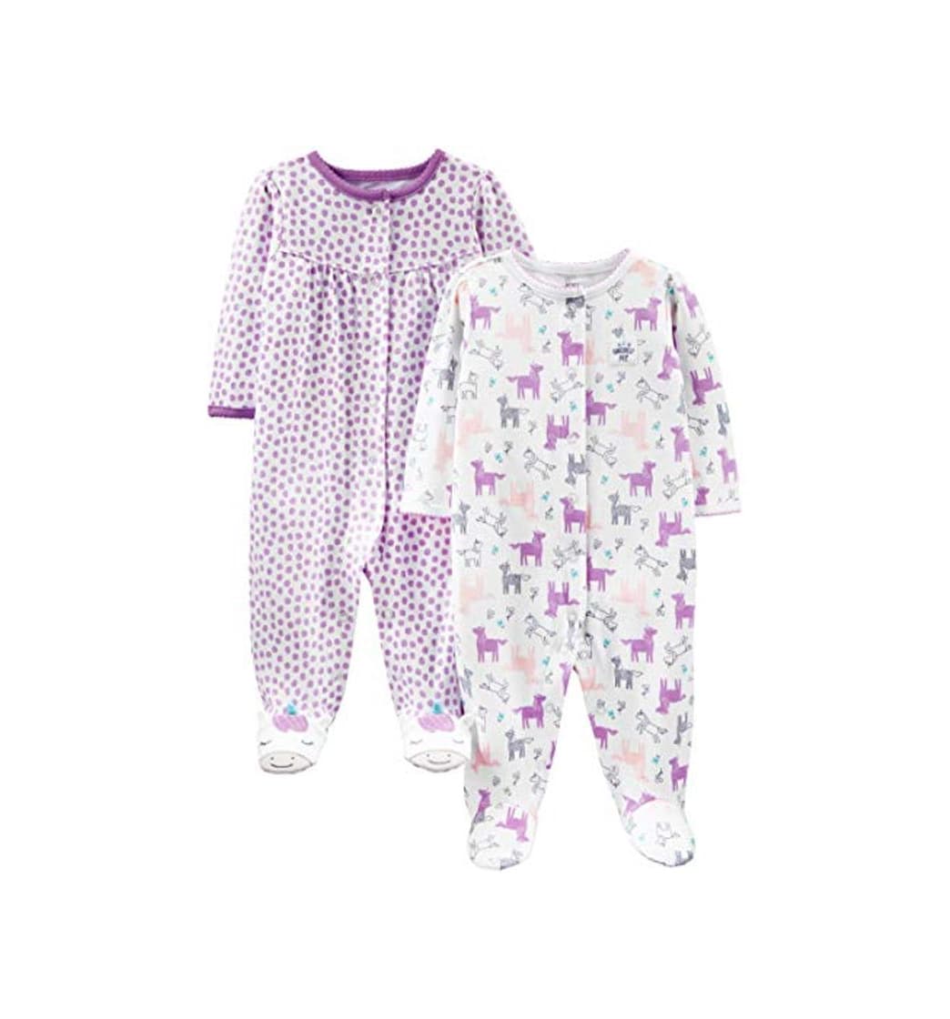 Fashion Simple Joys by Carter's Baby Girls paquete de 7 mantas de franela