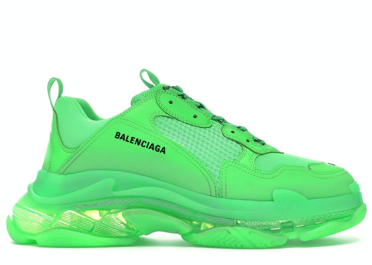 Moda BALENCIAGA TRIPLE S CLEAR SOLE VERDES