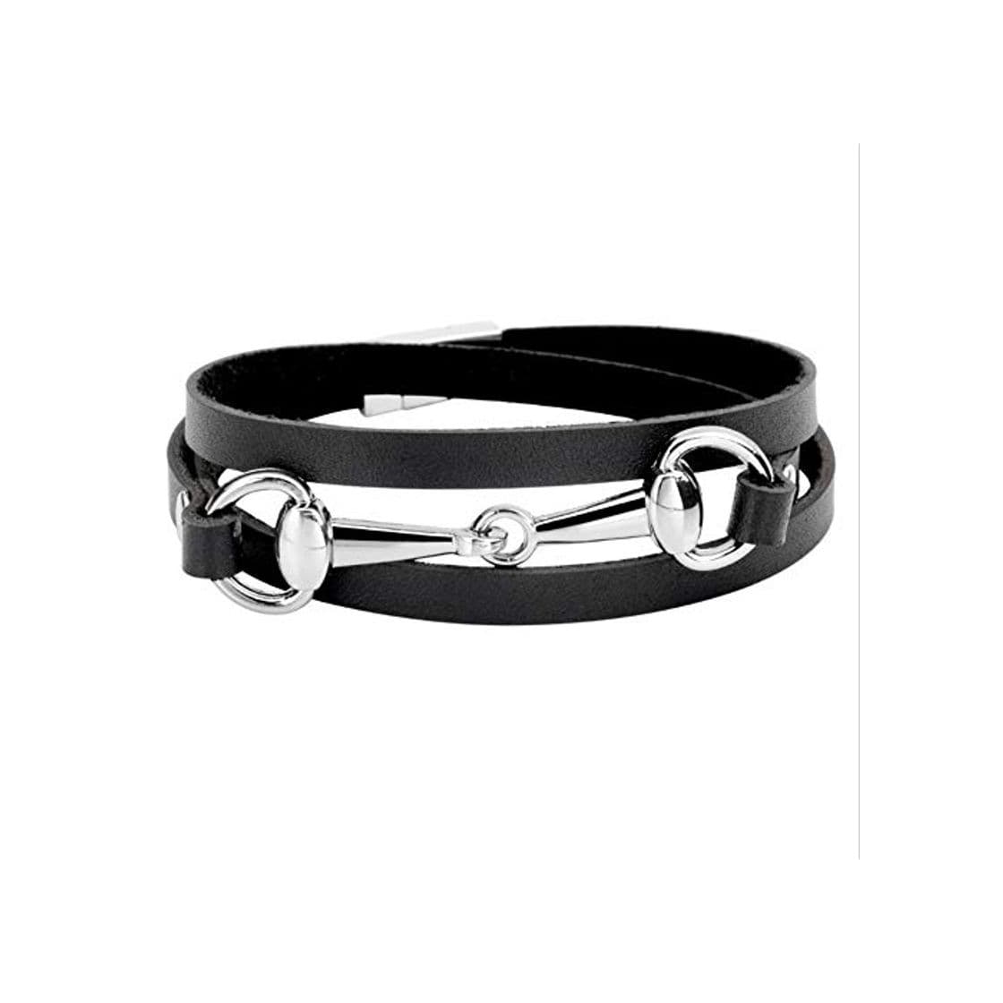 Moda Pulseras de moda para hombres 3Layers Wrap Design Punk Mens Pulsera de cuero Cinturón ancho Wrap Pulseras Brazalete Brazalete Pulsera Para Niños Niños Adolescentes Mujeres Negro Marrón Brazalete gótic