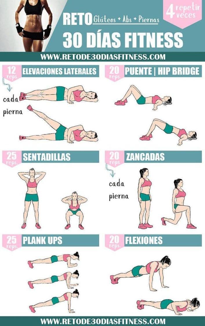 Fashion Reto de 30 días fitness 🔥🏋️🤸🏻‍♀️