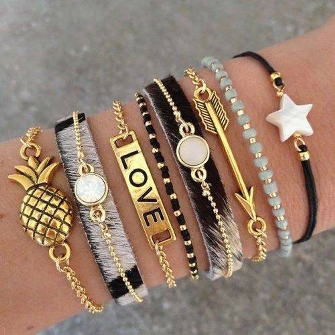 Fashion Set de pulseras 💜