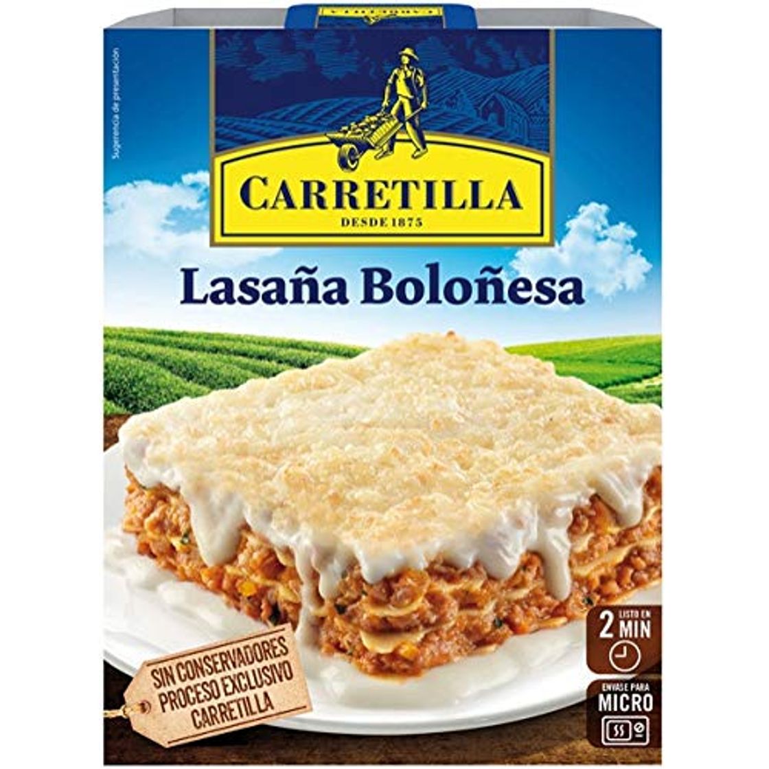 Producto Lasaña Boloñesa Carretilla 375G