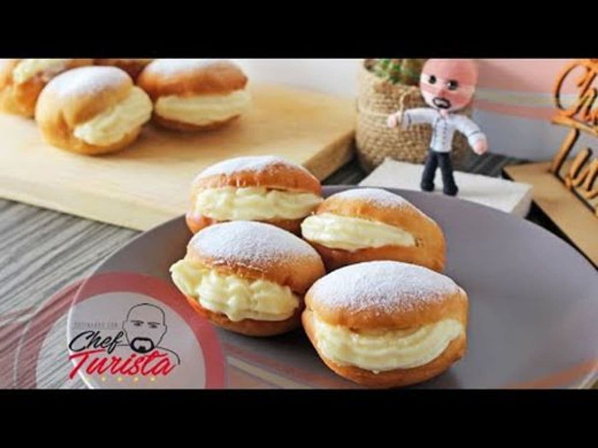 Fashion Como hacer bombas rellenas de crema pastelera 😊😊