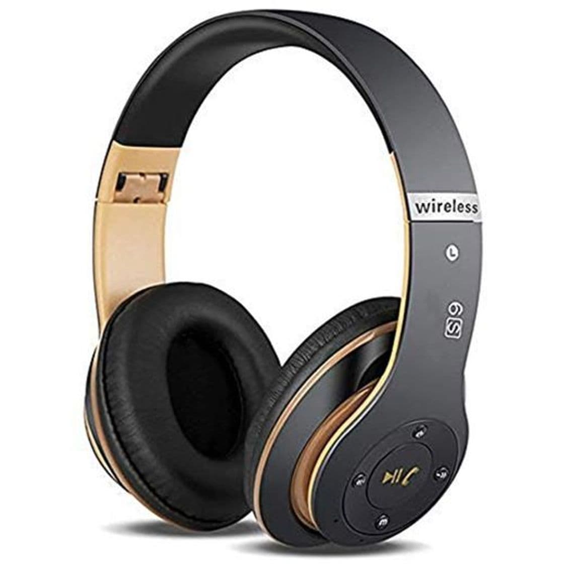 Producto Auriculares Cerrados Inalámbricos 6S, Alta fidelidad Estéreo Auriculares Estéreo Inalámbricos Plegables, Micrófono