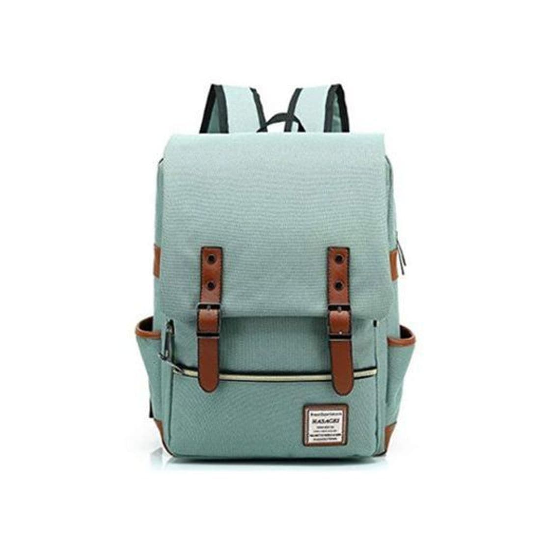 Moda HASAGEI Mochila Unisex de Lona Mochila del Ordenador Portátil Mochila Escolar Vuelta