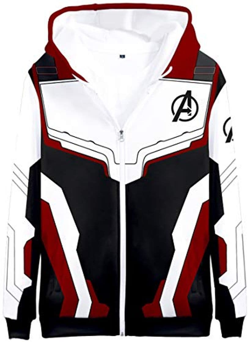 Moda OLIPHEE Sudaderas con Capucha de Guerrero cuántico de Avengers