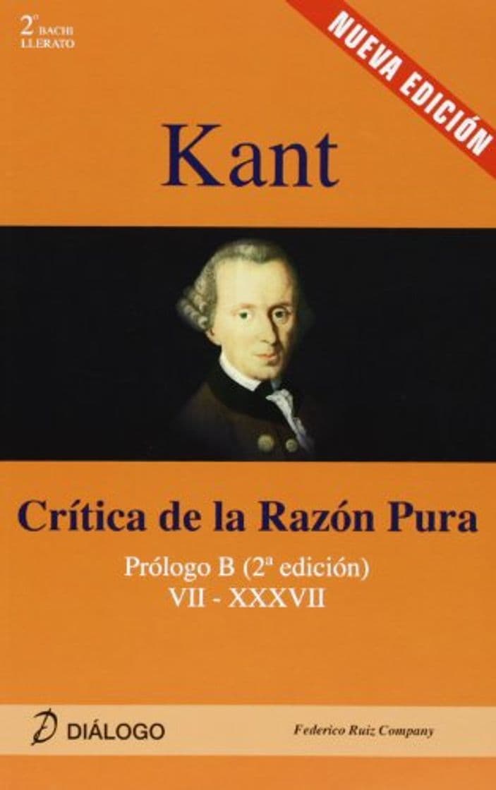 Libro KANT CRITICA DE LA RAZON PURA