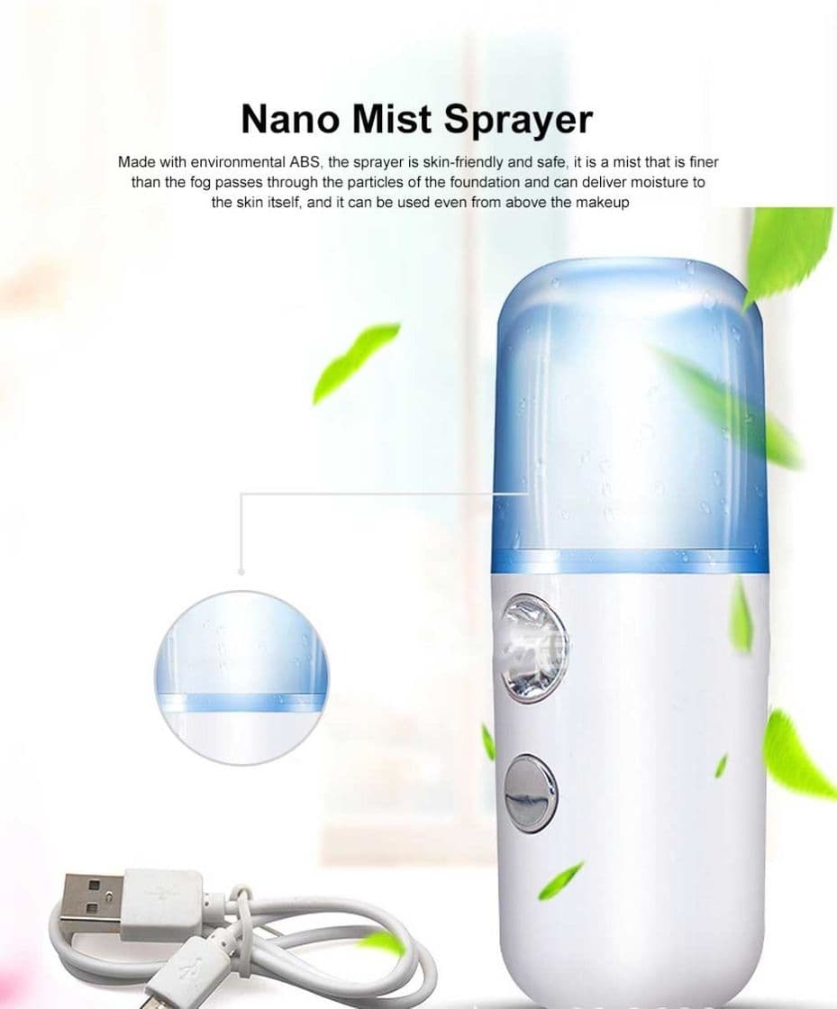 Product Desinfectante Spray Sanitizante Nano Difusor Atomizador Usb