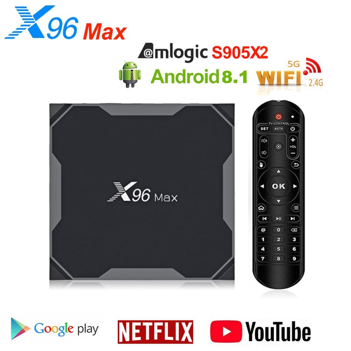 Producto X96 Max 4G 32G Android 8