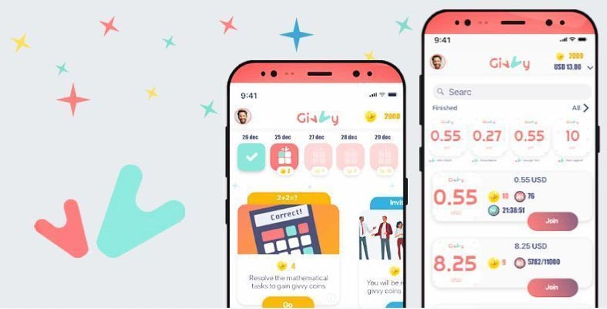 App Givvy aplicación para ganar dinero