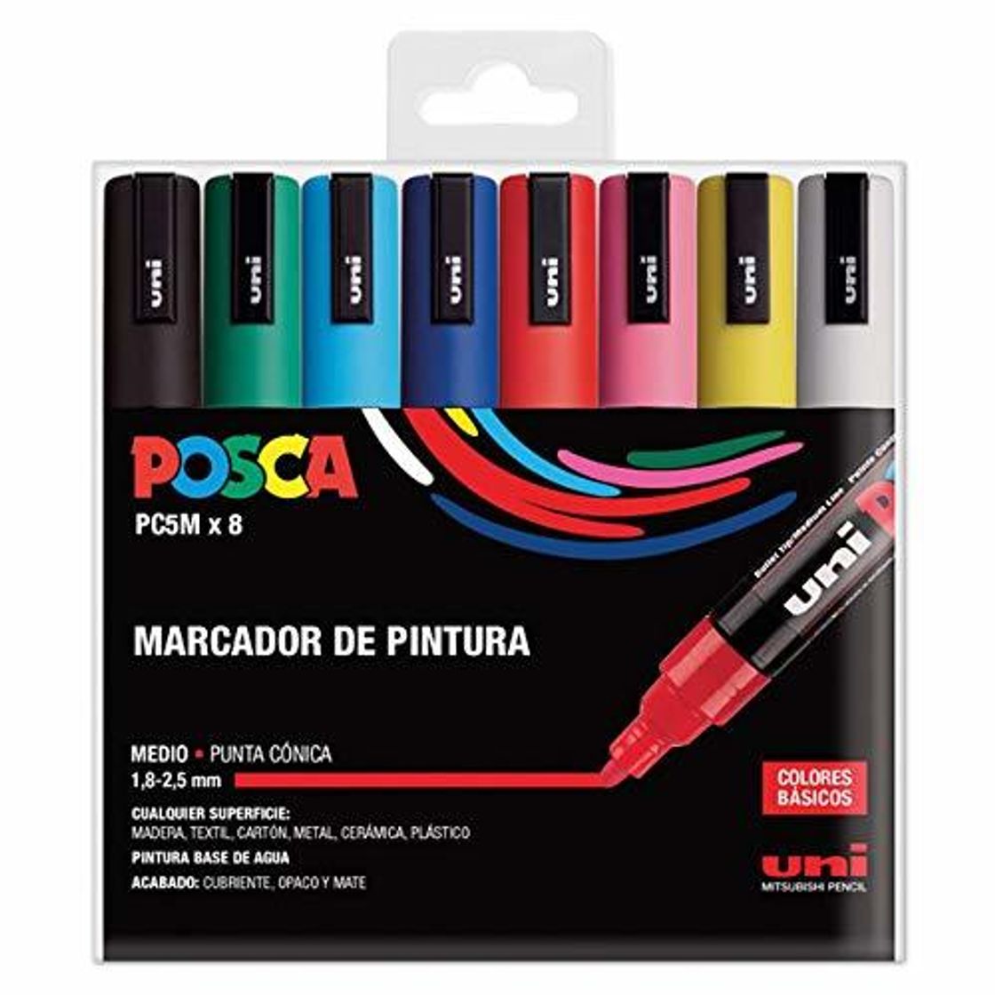 Lugar UNI Posca Set PC 5M Basic