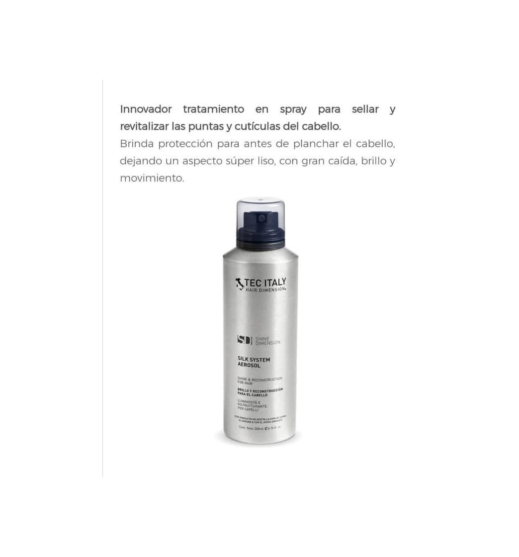 Producto Silk system shine aerosol