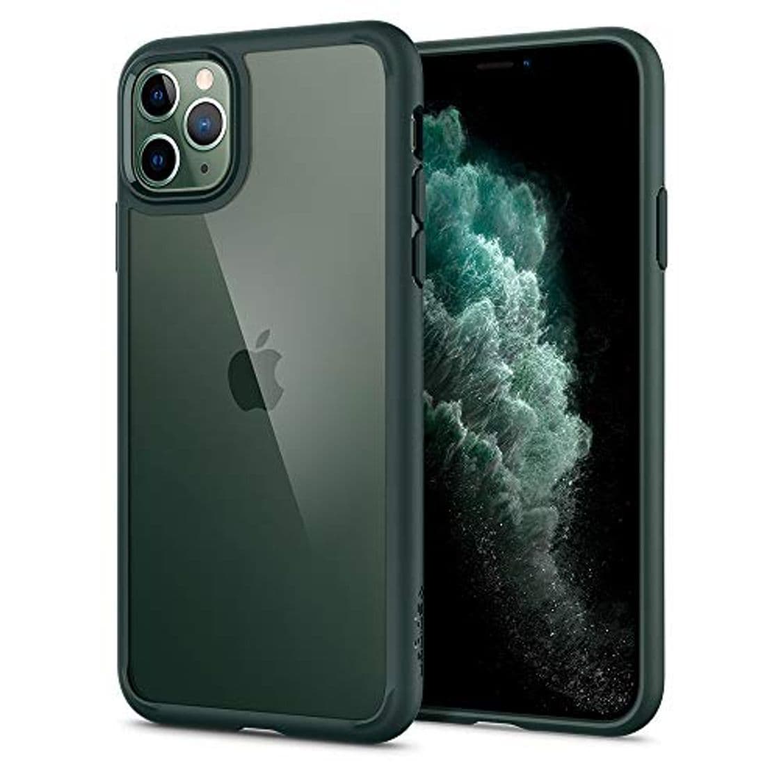 Lugar Spigen Ultra Hybrid Funda iPhone 11 Pro MAX, Compatible con Apple iPhone