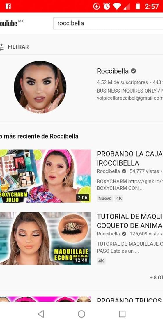 Moda Roccibella-Youtube 