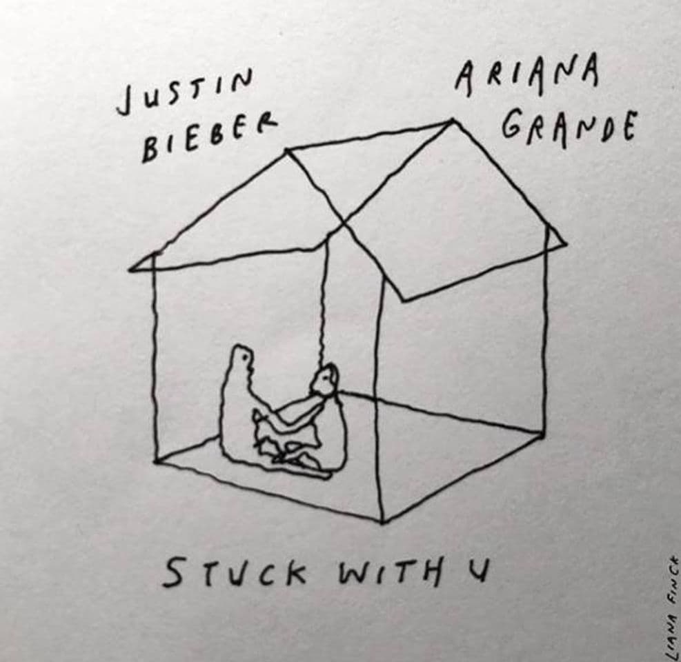 Moda Ariana Grande, Justin Bieber - Stuck with U (Lyric Video) 