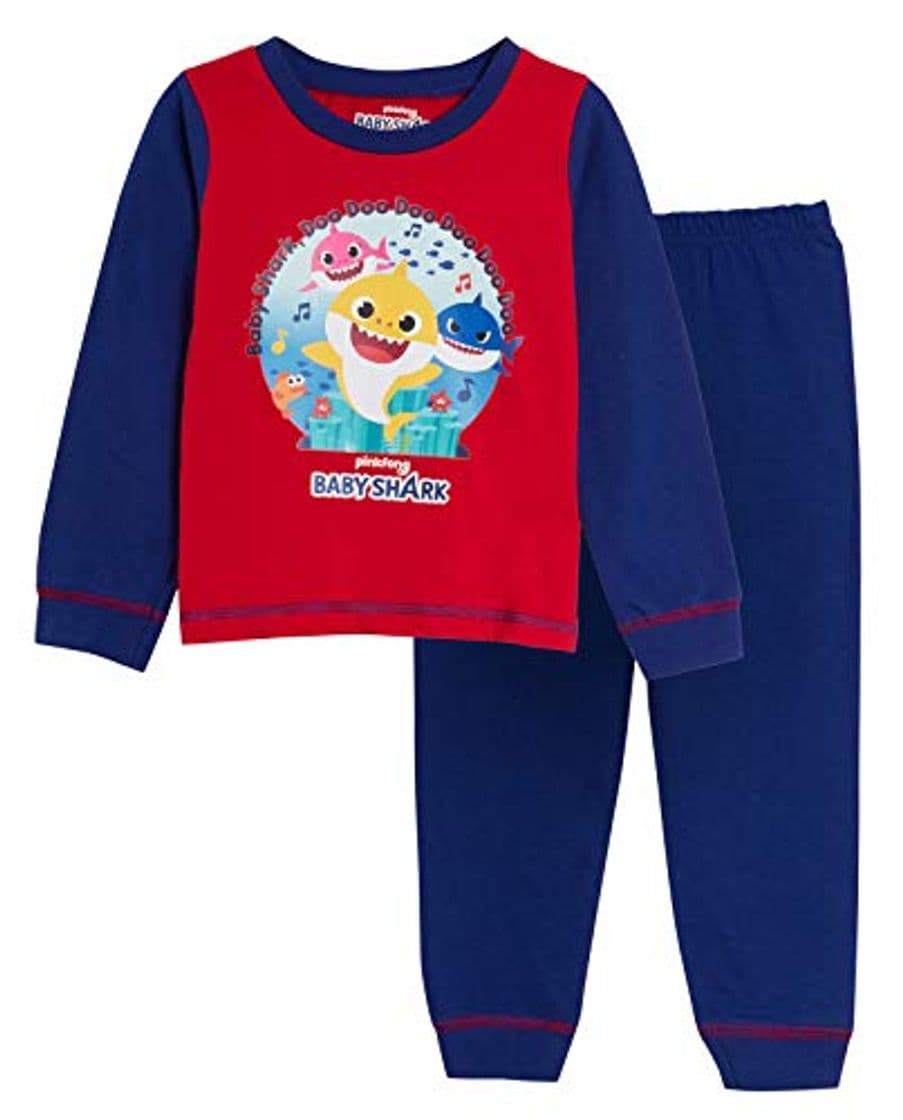 Product Pijama de tiburón para niñas y niños Rojo Rosso 3-4 Años