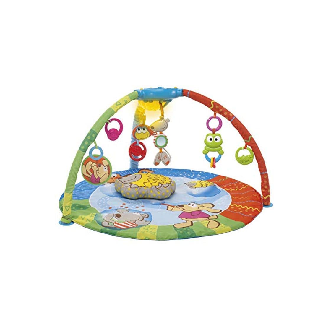 Product Chicco- Big & Small Bubble Gym Alfombra Electrónica, Multicolor